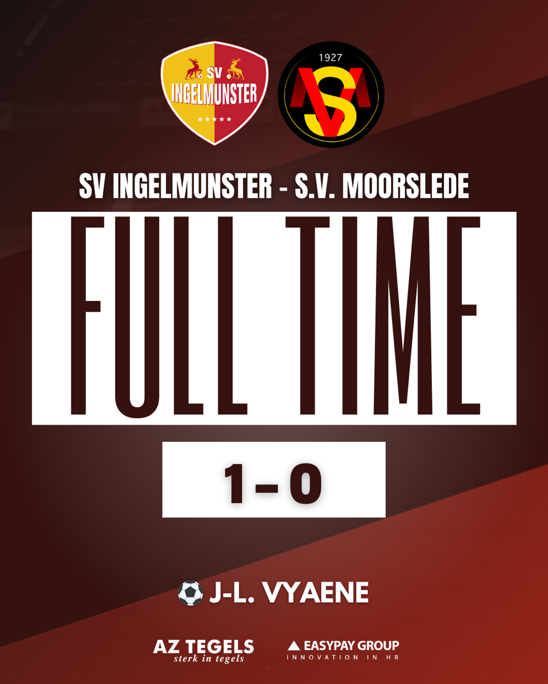 Doelpunt SV Ingelmunster - S.V. Moorslede