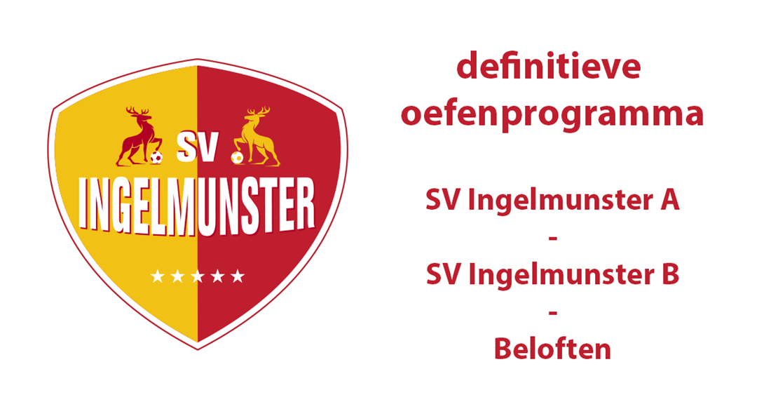 Definitieve oefenprogramma 2020-2021