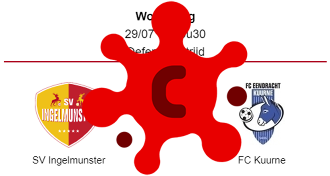 geen provinciaal voetbal tot en met 25 augustus