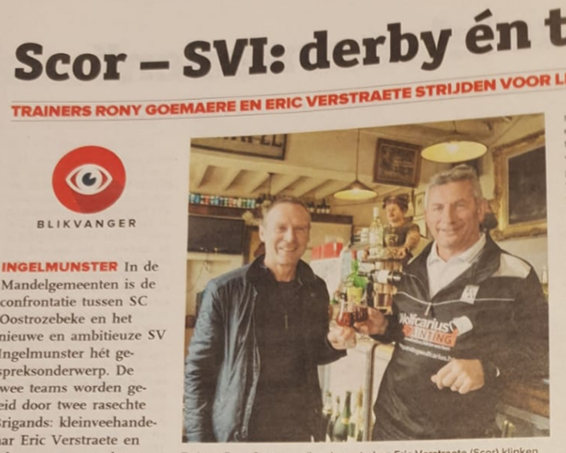 De voorbije derby's SC Oostrozebeke - SV ingelmunster